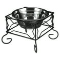 thumbnail image 5 of YML DSB5 Wrought Iron Stand with Single Stainless Steel Feeder Bowl, 5 of 7