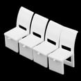 thumbnail image 2 of Mesa de comedor para casa de muñecas blanca con sillas y juego de accesorios para muebles de muñecas 1:50 Mesa cuadrada de comedor, 2 of 9
