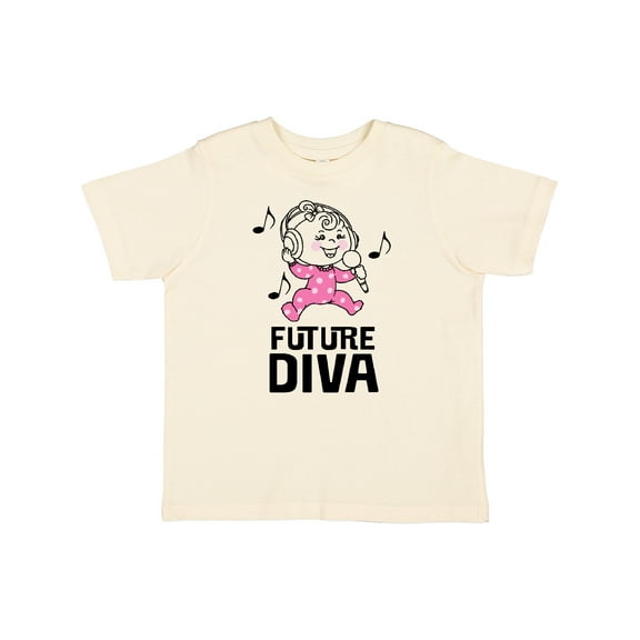 Inktastic Future Diva Baby Girl Singer Girls Toddler T-Shirt