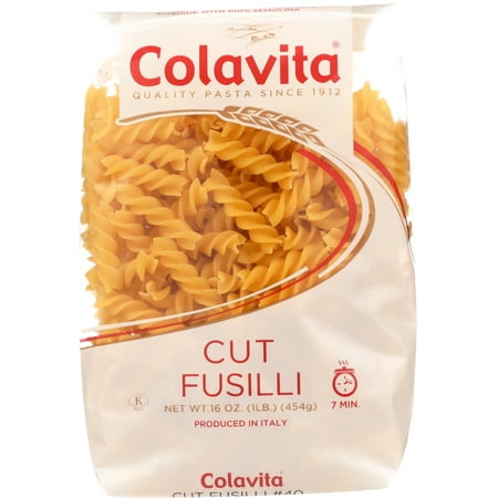 COLAVITA, CUT FUSILLI, ENRICHED MACARONI PRODUCT