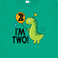 thumbnail image 4 of Inktastic 2nd Birthday Dinosaur 2 Year Old Boy Boys or Girls Baby T-Shirt, 4 of 5