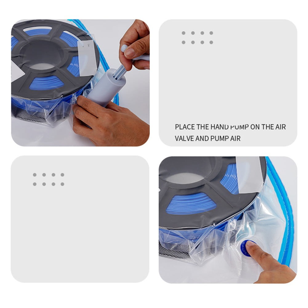 10/20pcs Vacuum Storage Bag For 3D Printing Filament Vacuum Sealing Bag PLA PETG Nylon Carbon Fiber 3Dprinter Filaments Storage