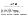 thumbnail image 2 of Transit Auto Front Right Hub Bearing Assembly Suspension Lower Control Arm with Ball Joint and Sway Bar Stabilizer Link Kit for Car Saturn Vue Chevrolet Equinox Pontiac Torrent K7T-101457, 2 of 11