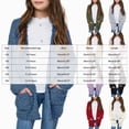 thumbnail image 3 of xaweyi Girls Fleece Jackets Winter Coats Warm Cosy Long Sleeve Open Front Plush Casual Outwear School Coats Lightweight Jackets,Sizes 13-14 Years, 3 of 7
