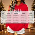 thumbnail image 4 of ThriftyPlait Women's Trendy Christmas Hoodie Pullover Warm Loose Fit Holiday Kangaroo Pocket Sweatshirt Long Sleeve Casual Shirt, 4 of 6