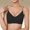 Black, variant on Seamless Comfort Bra for Everyday Casual Wear Wirefree Light Support Bralette T Shirt Style with Smooth Coverage and Push Up Feel