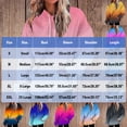 thumbnail image 3 of XPMWRP Women's Gradient Color Drawstring Hoodies Sweatshirt Long Sleeve Winter Warm Loose Comfortable Pullover with Pockets Pink XXL, 3 of 5