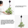 thumbnail image 4 of Plant Pulley Retractable Hanger For Hanging Plants Indoor Adjustable Height Wheel GT, 4 of 4