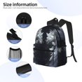 thumbnail image 3 of Balery Elegant Feathered Floral Wings Mochila para Mujeres y Hombres, Mochila Ligera Casual para Viajes, Mochila Clásica Básica para la Universidad, 3 of 6