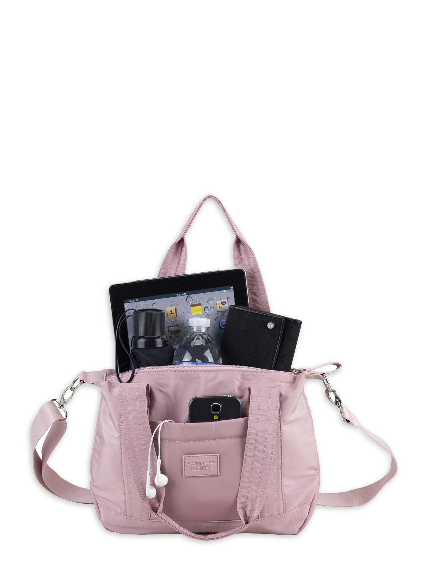 Eastsport Limited Mini Soft Puffy Weekender Bag, Light Purple