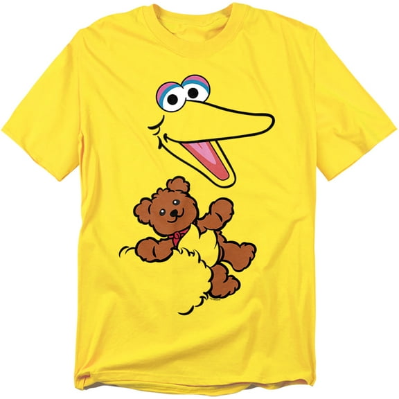Sesame Street T-Shirt Big Bird Radar Face Unisex Graphic Tee for Men & Women