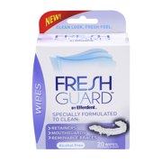 Efferdent Fresh Guard Wipes by Efferdent, Denture Cleansers, Dye-Free, 20 Wipes