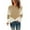 Khaki, variant on cfhntfmh Womens Crochet Sweater Crewneck Long Sleeve Pullover Color Block Oversized Ribbed Sweaters Fashion Tops for Women（Pink,X-Large)