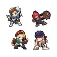 thumbnail image 1 of Set de alfileres esmaltados con los personajes de Street Fighter 4, oficial de Capcom, 1 of 7