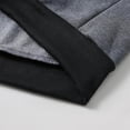 thumbnail image 5 of hoksml Men's Full Zip Hooded Sweatshirt, Contrast Trim Drawstring Hoodie Jacket with Kangaroo Pocket and Ribbed Cuffs, Casual Long Sleeve Outerwear, 5 of 8