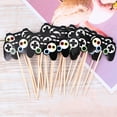 thumbnail image 6 of LOLIPPYY 24PCS Cartoon Cake Picks Game Themed Party Decorations for Boys Birthday Cake Toppers Paper Shaped Cards Black, 6 of 7