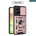 thumbnail image 1 of Funda Redmi Note 12 4G 5G Pro Plus Pro+ Case Carcasa Duro Ventana Deslizante Proteger La Cámara Soporte De Anillo Anti-huella Digital a prueba de choques Gao Jiahui unisex, 1 of 2
