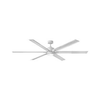 82 inch 6 Blade Ceiling Fan with Light Kit-Matte White Finish Bailey Street Home 81-Bel-4466543