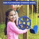 thumbnail image 5 of Volante para Juegos Infantiles, Juego de Columpios Accesorios de Volante Rueda de Pirata para Gimnasio de o Columpio Azul, 5 of 5