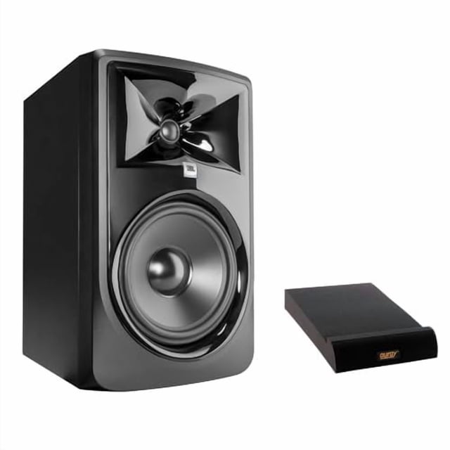 Monitor de estudio activo JBL 308P MkII de 8" con almohadilla