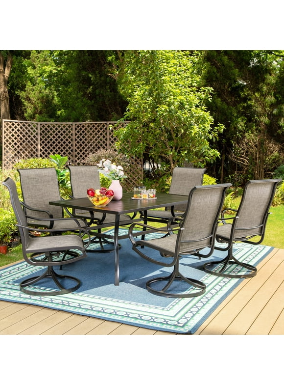7 Piece Patio Dining Set in Patio Dining Sets