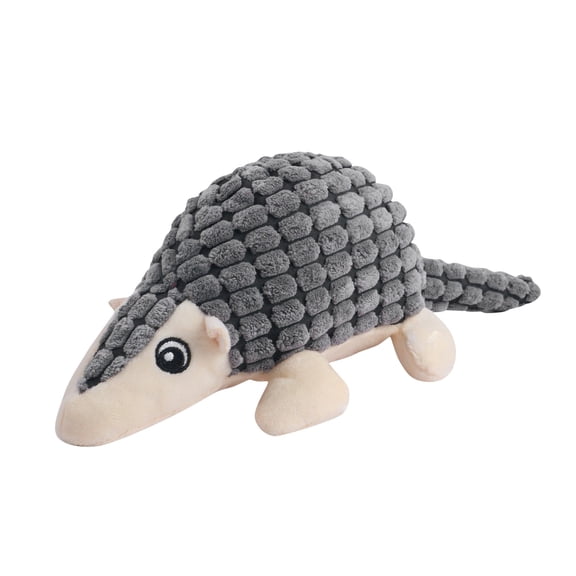 Plush Pangolin Toy - Cute Sound - Emitting Stuffed Animal, Pet - Friendly Plush Doll - For Kids, Birthday Gift, Gray