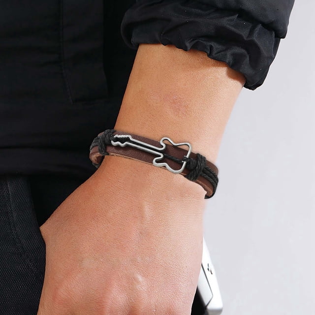 Music Festival Guitar Bracelet Rope European And Men's Accessory Bracelet For Casual Styling