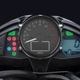 thumbnail image 3 of Universal 0 ~ 160 KM/H motocicleta Digital LED LCD velocímetro tacómetro indicador de velocidad Retro negro, 3 of 11