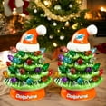 thumbnail image 3 of Miami Dolphins 2-Pack 4" Ceramic LED Christmas Tree Set, 3 of 3
