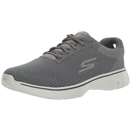Mesh Men Sneakers - 54156 Charcoal Skechers Shoe GoWalk 4 Men Advanced Athletic Mesh Comfort Sneaker