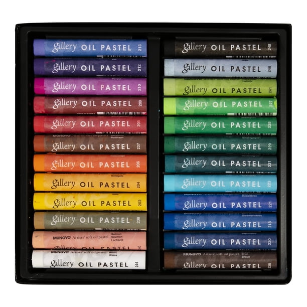 Set de 24 Pasteles al Óleo Blandos para Artistas MUNGYO Gallery