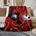 thumbnail image 6 of Nightmare Before Christmas Jack and Sally Flannel Throw Blankets Classics Throw Blankets Couch Sofa Bed Camping Travel for School Boys Girls,59x51inch/150x130cm, 6 of 11