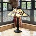 thumbnail image 2 of RADIANCE Goods Tiffany-Style Mission 2 Light Antique Dark Bronze Table Lamp 16" Shade, 2 of 3