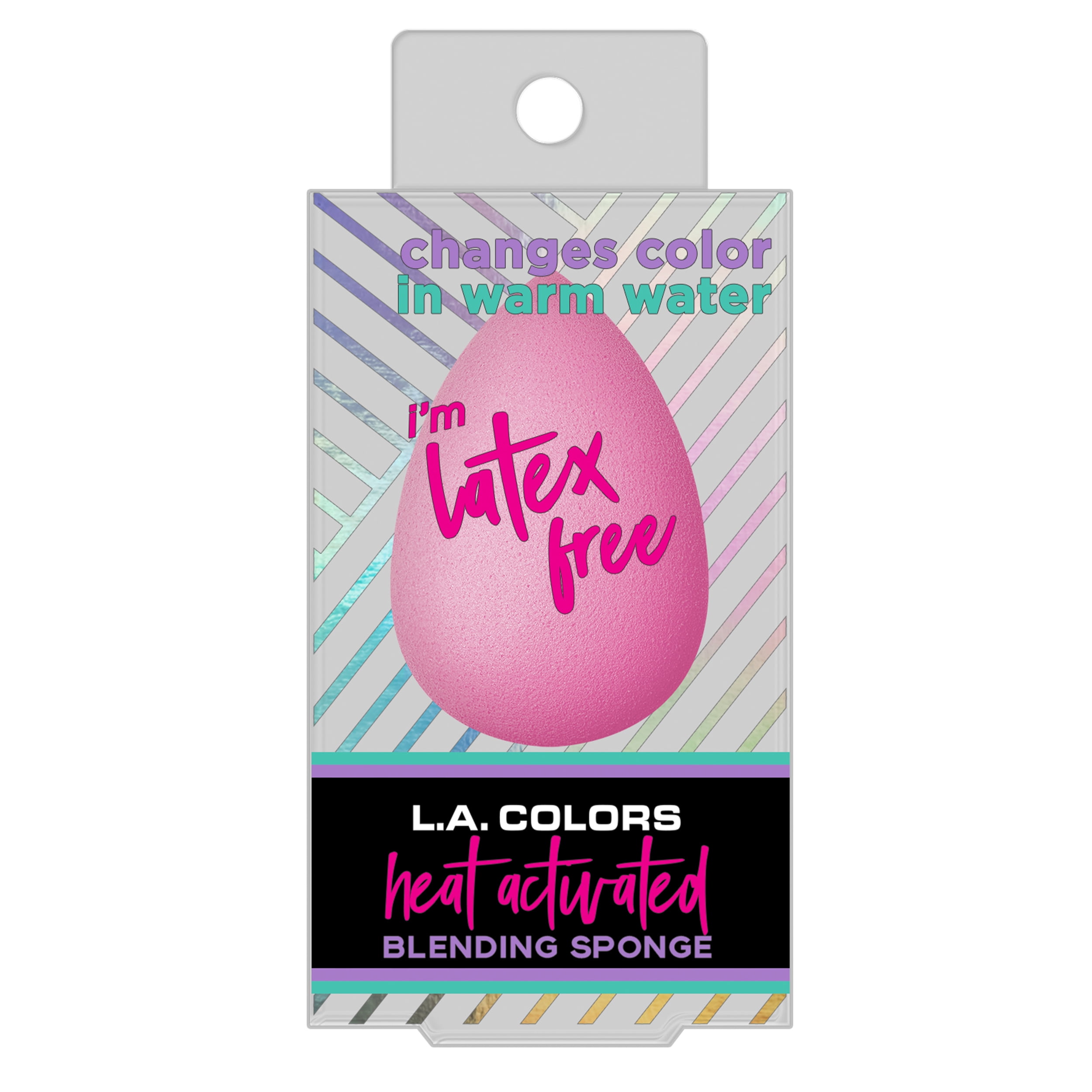 L.A. COLORS Heat Activating Makeup Blending Sponge, 1 piece