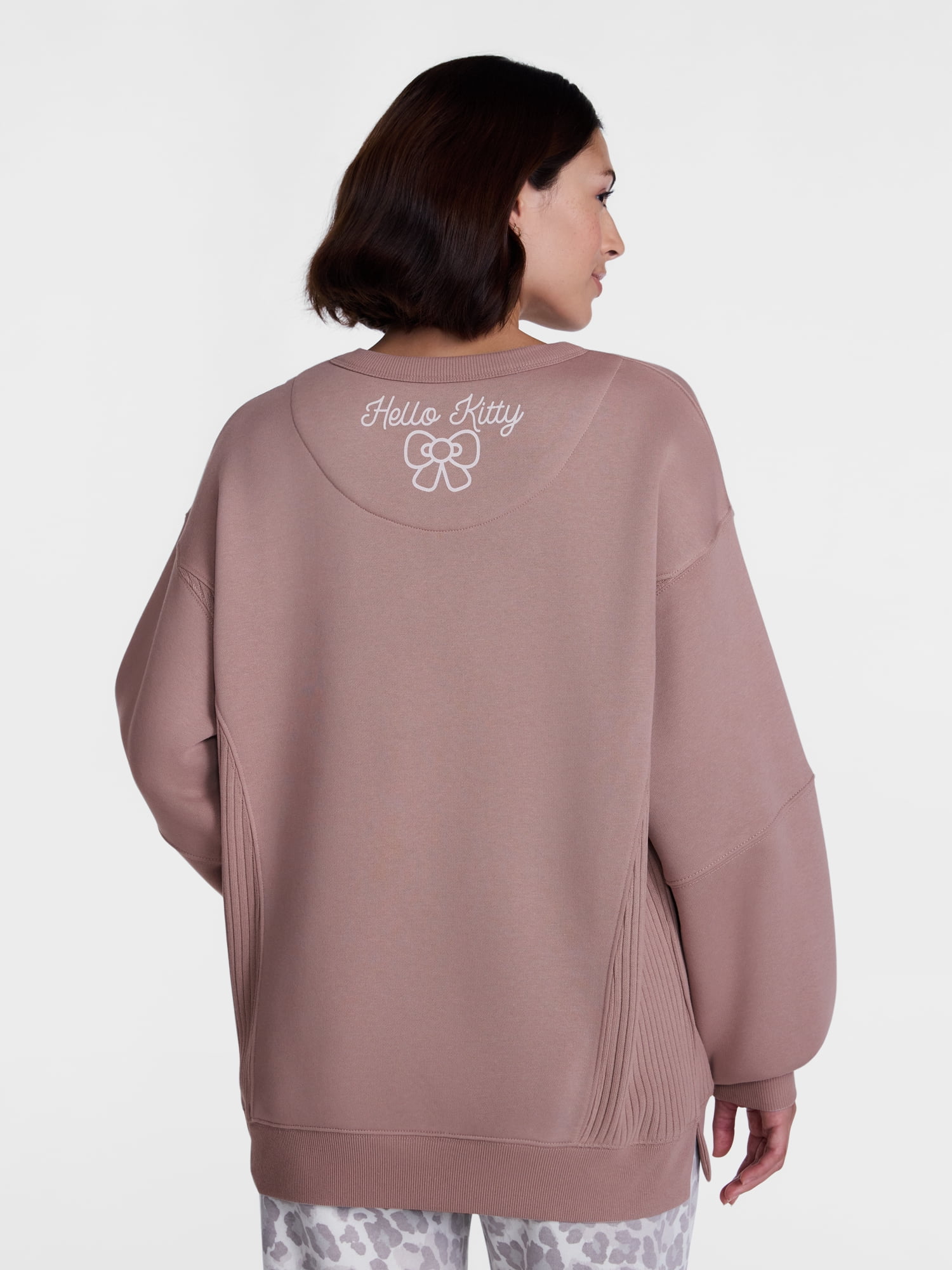 Hello Kitty Women's Graphic Sleep Top with Long Sleeves, Sizes XS-3XL