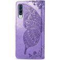 thumbnail image 1 of Samsung Galaxy A70 Wallet case, COTDINFORCA Embossed Butterfly Pattern flip Card Set Cash Leather case, Advanced PU, 1 of 5