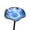 Blue, variant on Ceramic Insect Watering Station, Standing Bee Feeder for Outside, Bee Bath Feeder with Stakes Butterfly Puddler Garden Yard Déco, 4.3In Gray