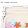 thumbnail image 5 of Yajisi Star Reward Jar with 30 Colorful Stars and 2 Stands, Safe Sturdy Wood Routine Training Kids Reward Board for Home Education and Classroom Potty Training Incentive Chart, 10 inches / 25.4 cm, 5 of 9