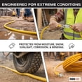 thumbnail image 4 of Iron Forge Cable 10 Foot Lighted Outdoor Extension Cord - 12/3 SJTW Heavy Duty Yellow Extension Cable with 3 Prong 15 AMP Grounded Plug for Safety, 4 of 7