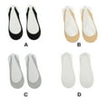 thumbnail image 3 of Calcetines antideslizantes de tacón alto Sonducket 2 Piezas para mujer Blanco, 3 of 6