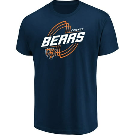 - Men's Majestic Navy Chicago Bears Pigskin Classic T-Shirt