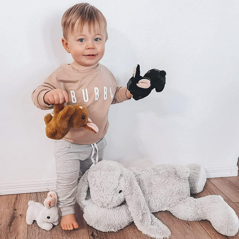 MorisMos 24'' Bunny Stuffed Animal with 3 Babies Stuffed