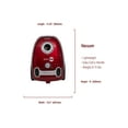 thumbnail image 3 of Atrix Rebel Red Vacuum with HEPA Filtration, 3 of 4
