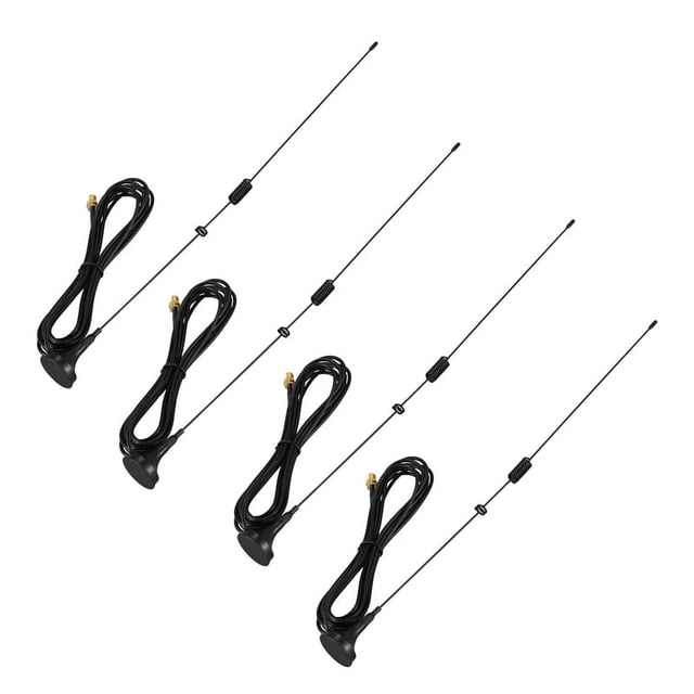 4X UT-106UV Antena Walkie Talkie DIAMANTE SMA-F UT106 para HAM Radio UV-5R -888S UV-82 UV-5RE Antena Larga