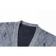 thumbnail image 3 of Ceisia Warm Anti-Pilling Men's Slim Fit V-Neck Argyle Knit Cardigan with Pockets Gift, 3 of 8