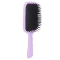 thumbnail image 3 of Cepillo para desenredar el cabello, peines de masaje con cojín de aire de nailon para mujeres, cabello grueso seco y húmedo, color morado, 3 of 8