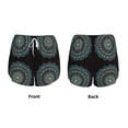 thumbnail image 3 of Daiia Mandala Pattern Women's 2 in 1 Running Shorts - Lightweight Athletic Workout Gym Yoga Shorts Liner with Phone Pockets-X-Large, 3 of 7