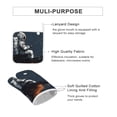 thumbnail image 3 of Funny Astronaut Oven And Pot Holders Sets, Heat Resistant Pads Kitchen Decor for Cooking Baking BBQ Grilling, Christmas Kitchen Gifts, 3 of 6