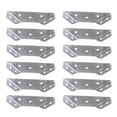 thumbnail image 4 of SHISUYAN 12 Pcs Support d'Angle Trapézoïdal Angle Droit Attelle d'Angle en Acier Inoxydable, 4 of 9