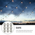 thumbnail image 2 of KAKOWELY 20pcs Recessed Light Clip Downlight Retrofit Clip Spring Clip For Panel Lamp,1.97X"X0.98"X0.59", 2 of 5
